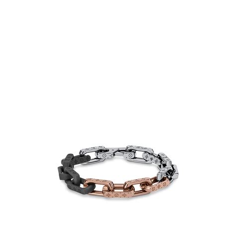 louis vuitton men's monogram chain bracelet|m0998m monogram chain bracelet.